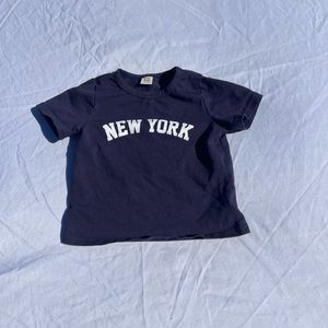 Kids Navy Blue New York T-Shirt